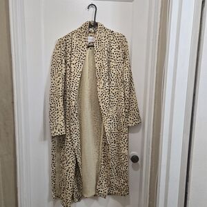 Cupcakes & Cashmere Animal Print Coat